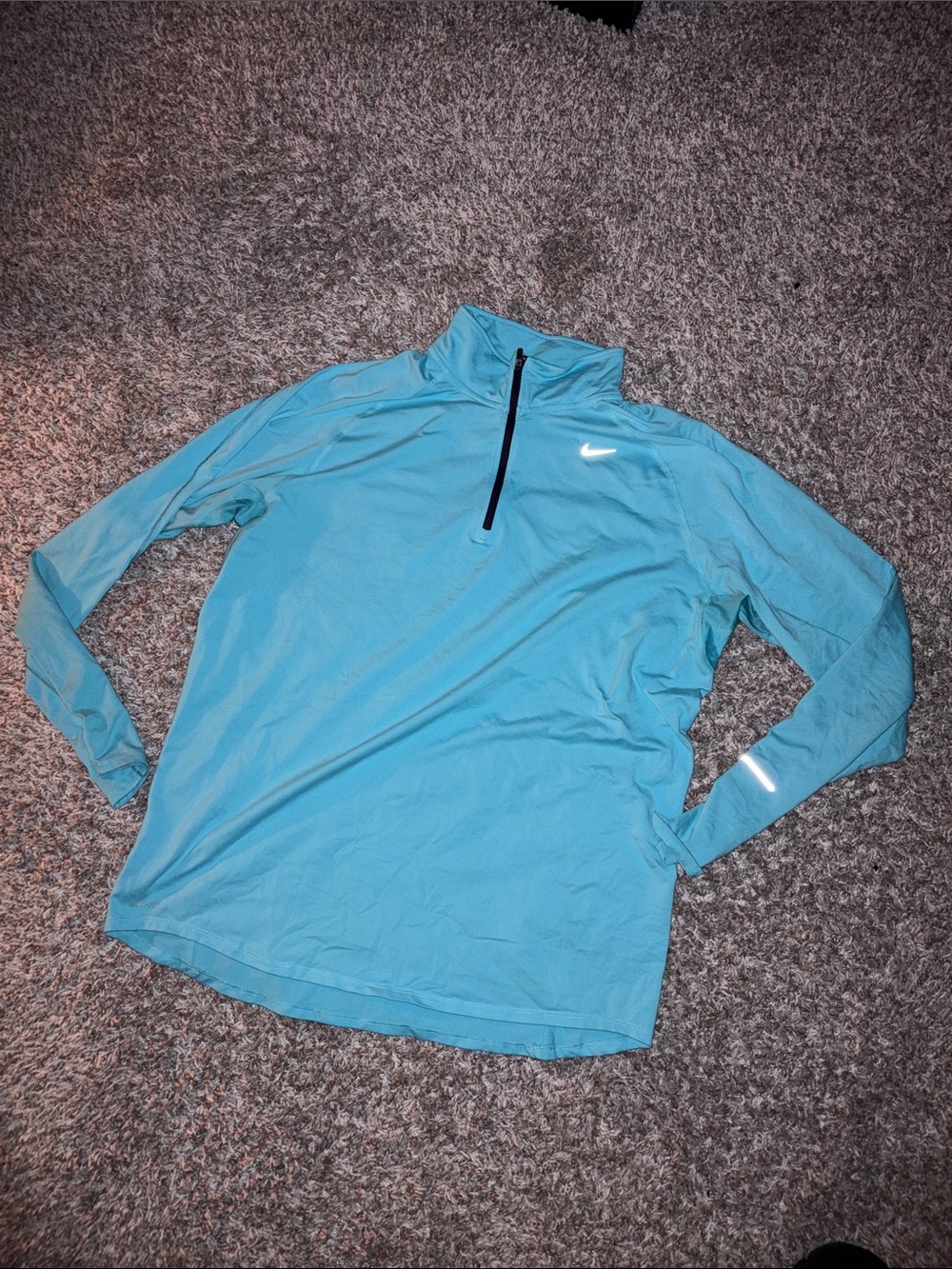 Nike Men’s Aqua 1/4 Zip Swim Rash Guard